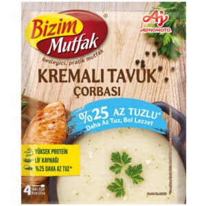 Az Tuzlu Kremalı Tavuk Çorbası