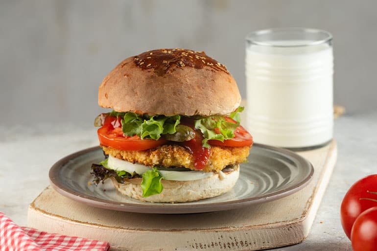 Çıtır Tavuk Burger Tarifi