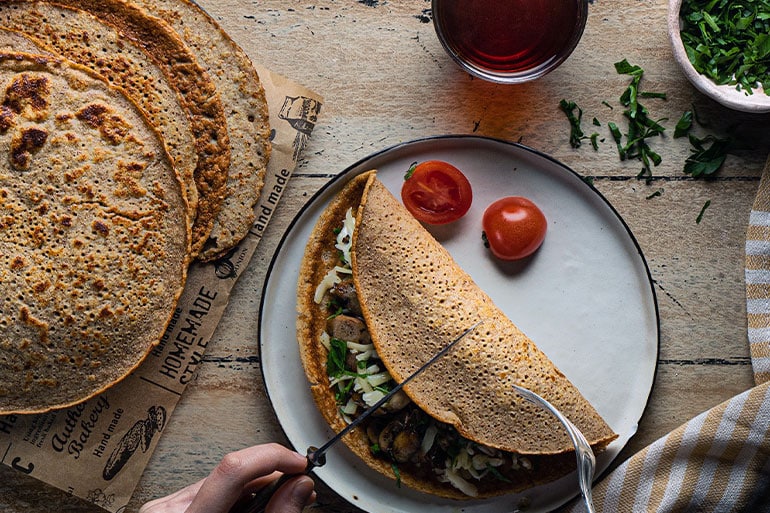 Karabuğdaylı Krep Tarifi