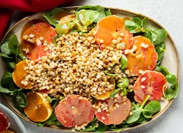Portakallı ve Semizotlu Mercimek Salatası Tarifi