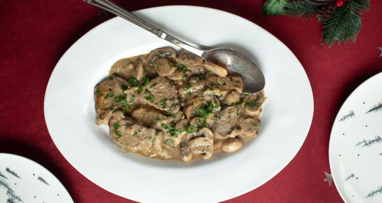 Kremalı Mantar Soslu Bonfile Tarifi