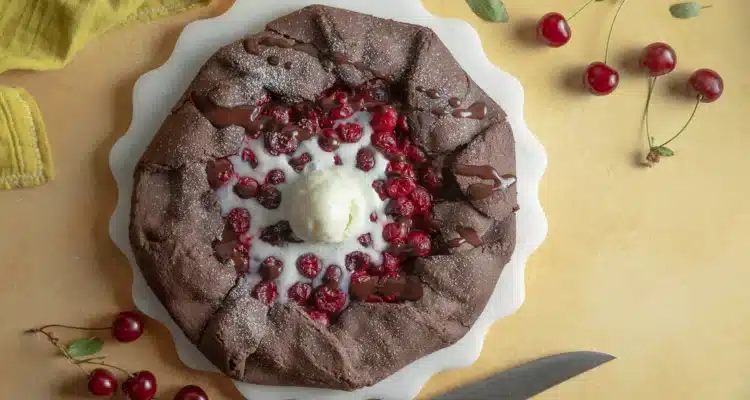 Çikolatalı Vişneli Galette Tarifi