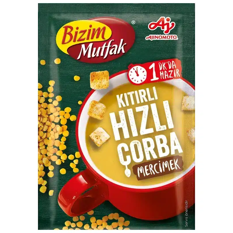 Kıtırlı Hızlı Mercimek Çorbası