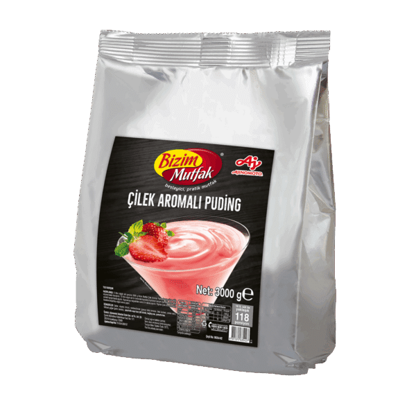 Çilek Aromalı Puding 3 kg