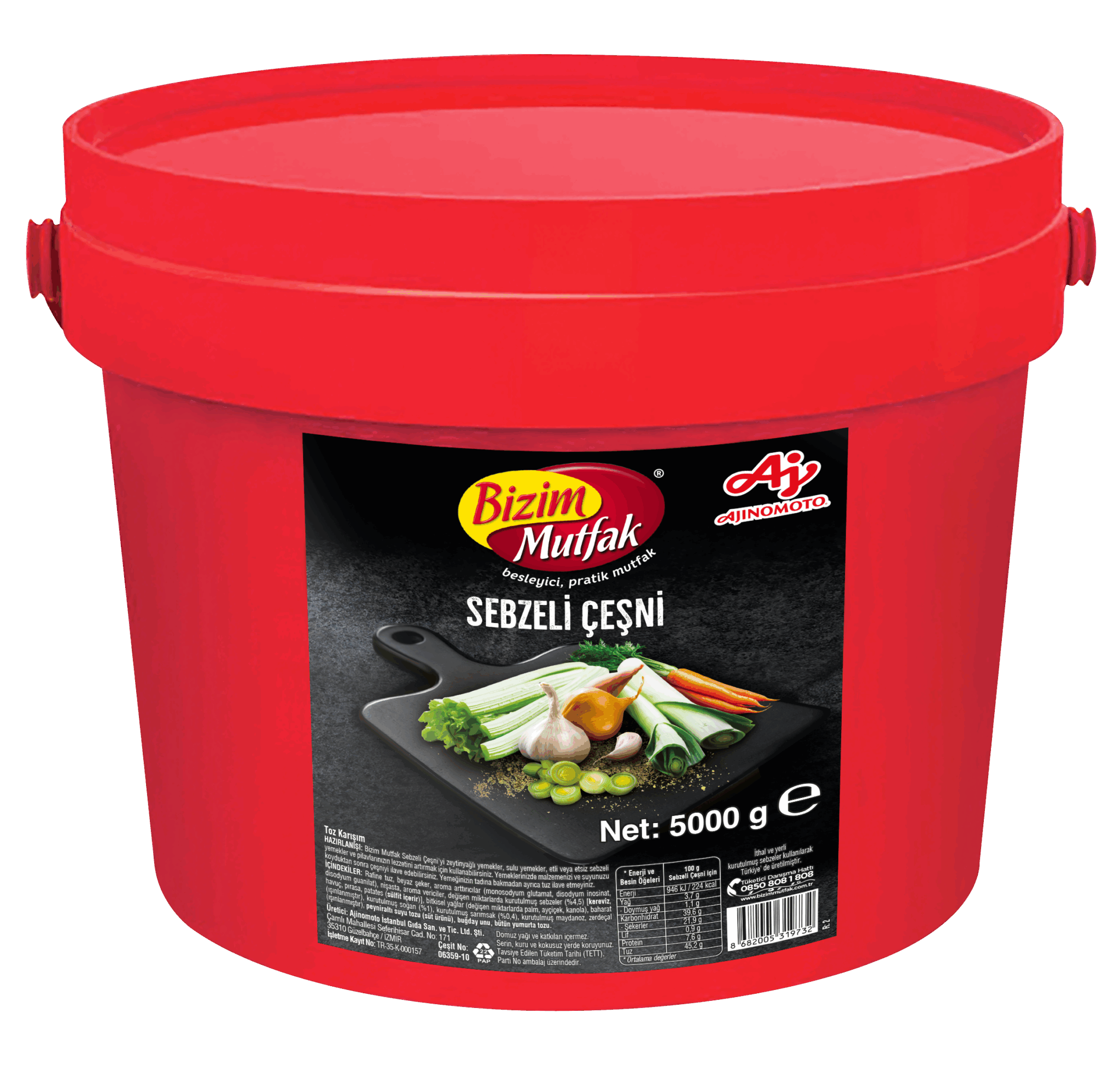 Sebzeli Çeşni 5 kg